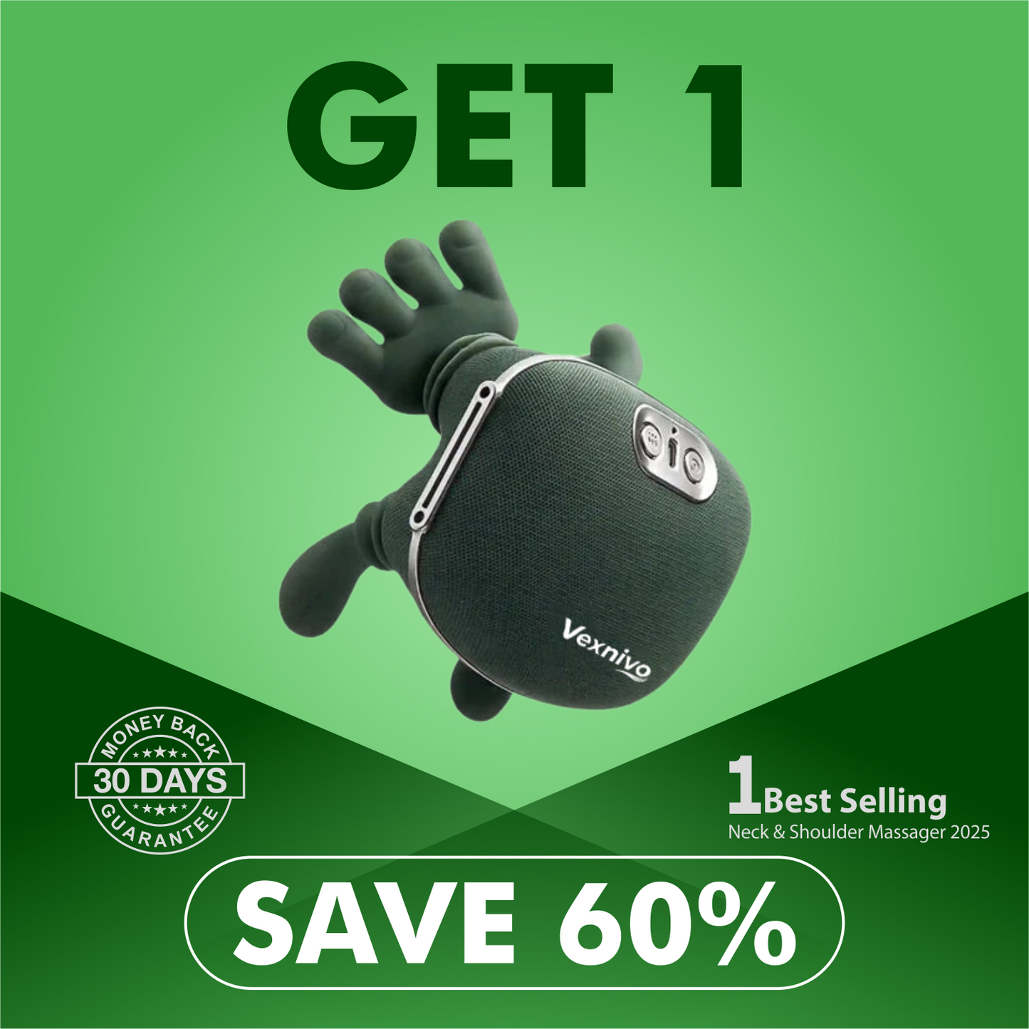 Vexnivo™ – Bionic Hand Neck & Shoulder Massager