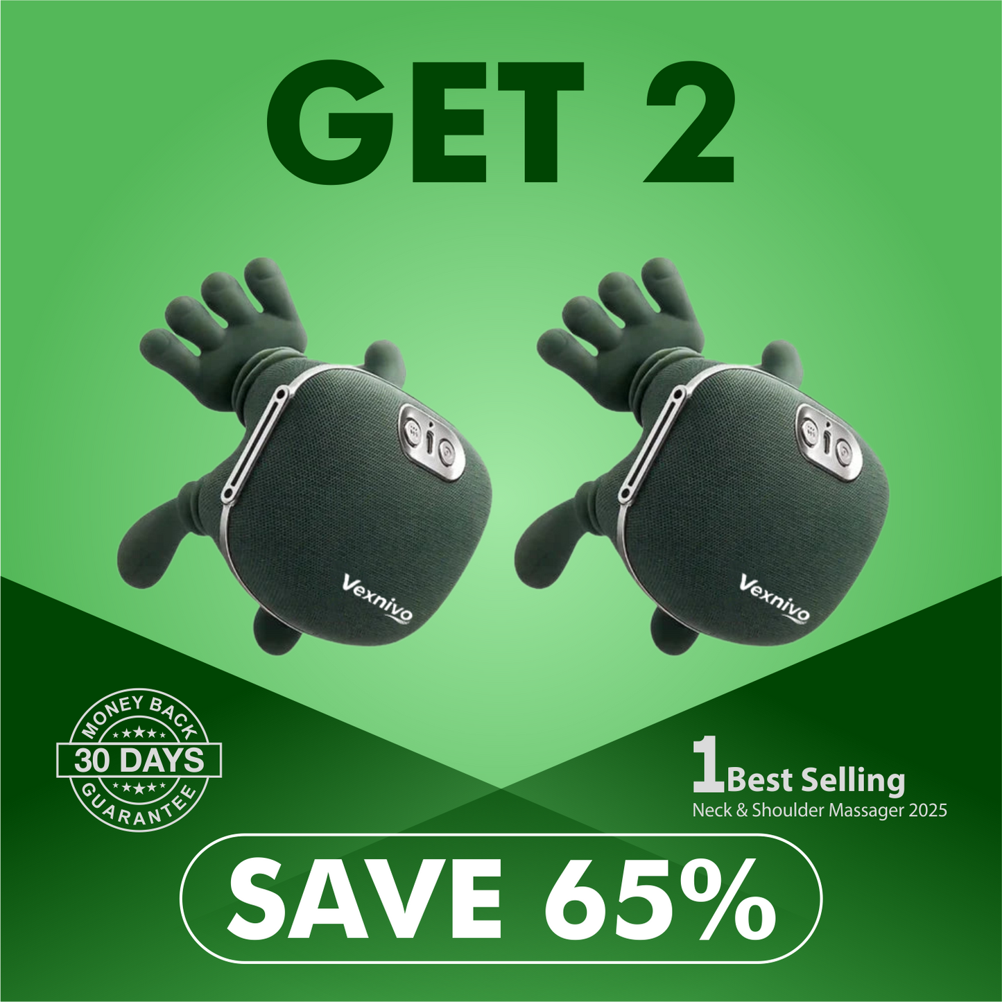 Vexnivo™ – Bionic Hand Neck & Shoulder Massager