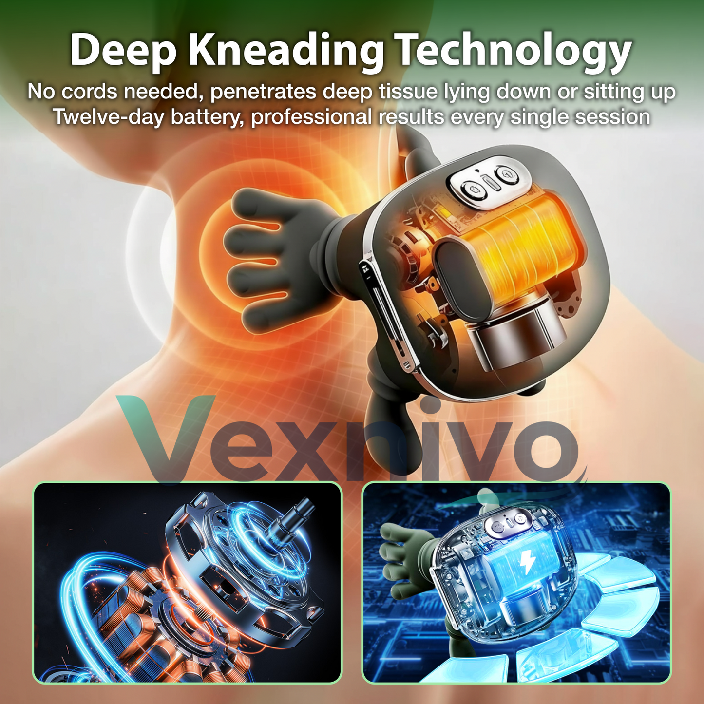 Vexnivo™ – Bionic Hand Neck & Shoulder Massager